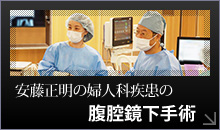 安藤正明の婦人科疾患の腹腔鏡下手術